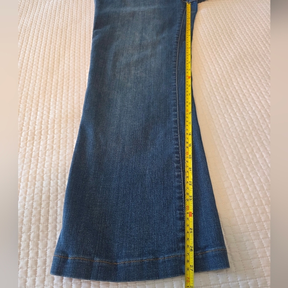 BCBG Paris Classic Blue Women's Wide Leg Jeans, Size 16 - Picture 7 of 11